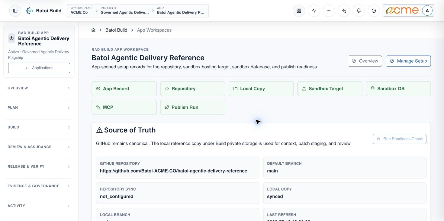 Batoi Build Database Connections