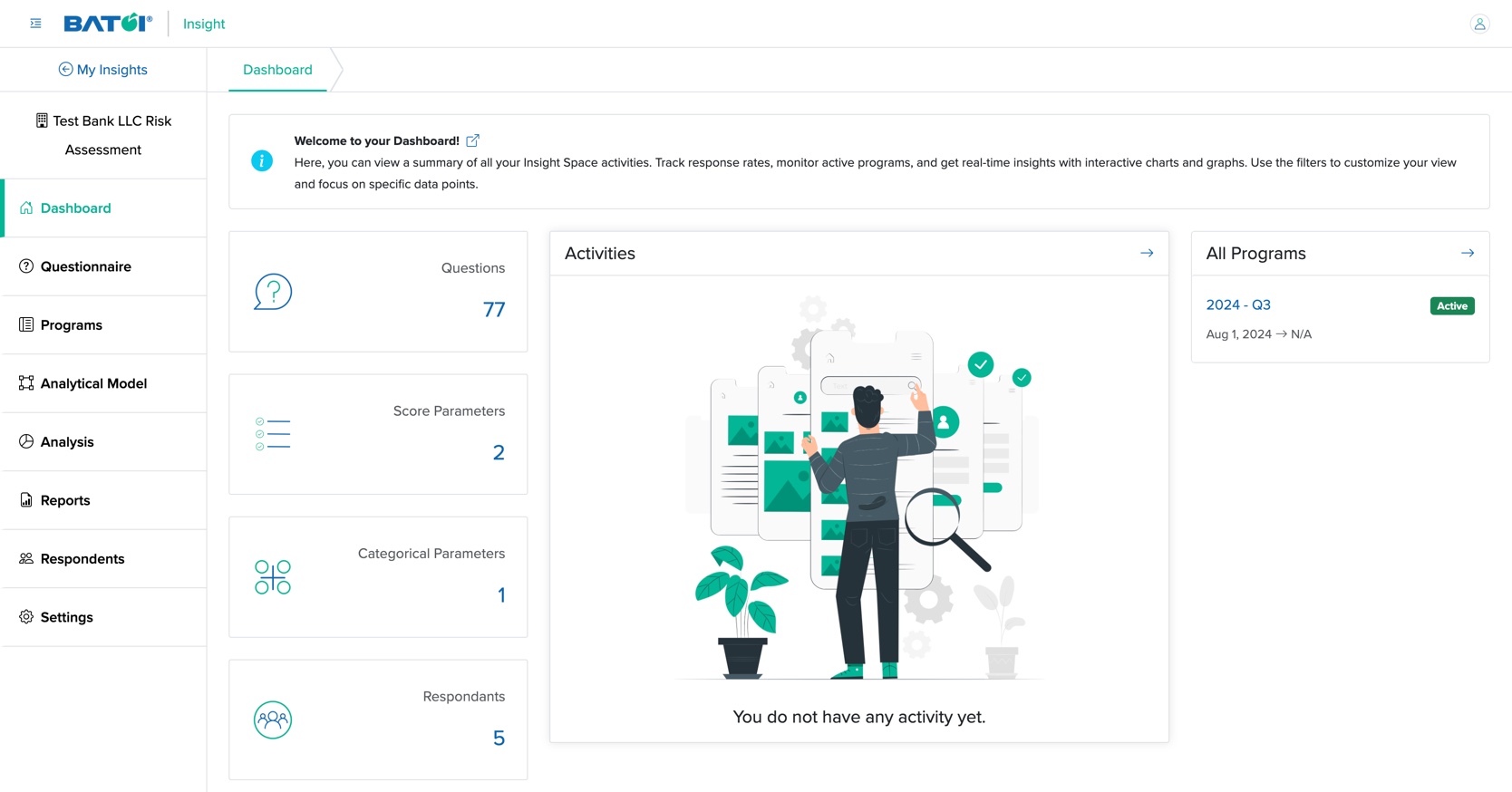 Figure 1: Individual Insight Dashboard Screen