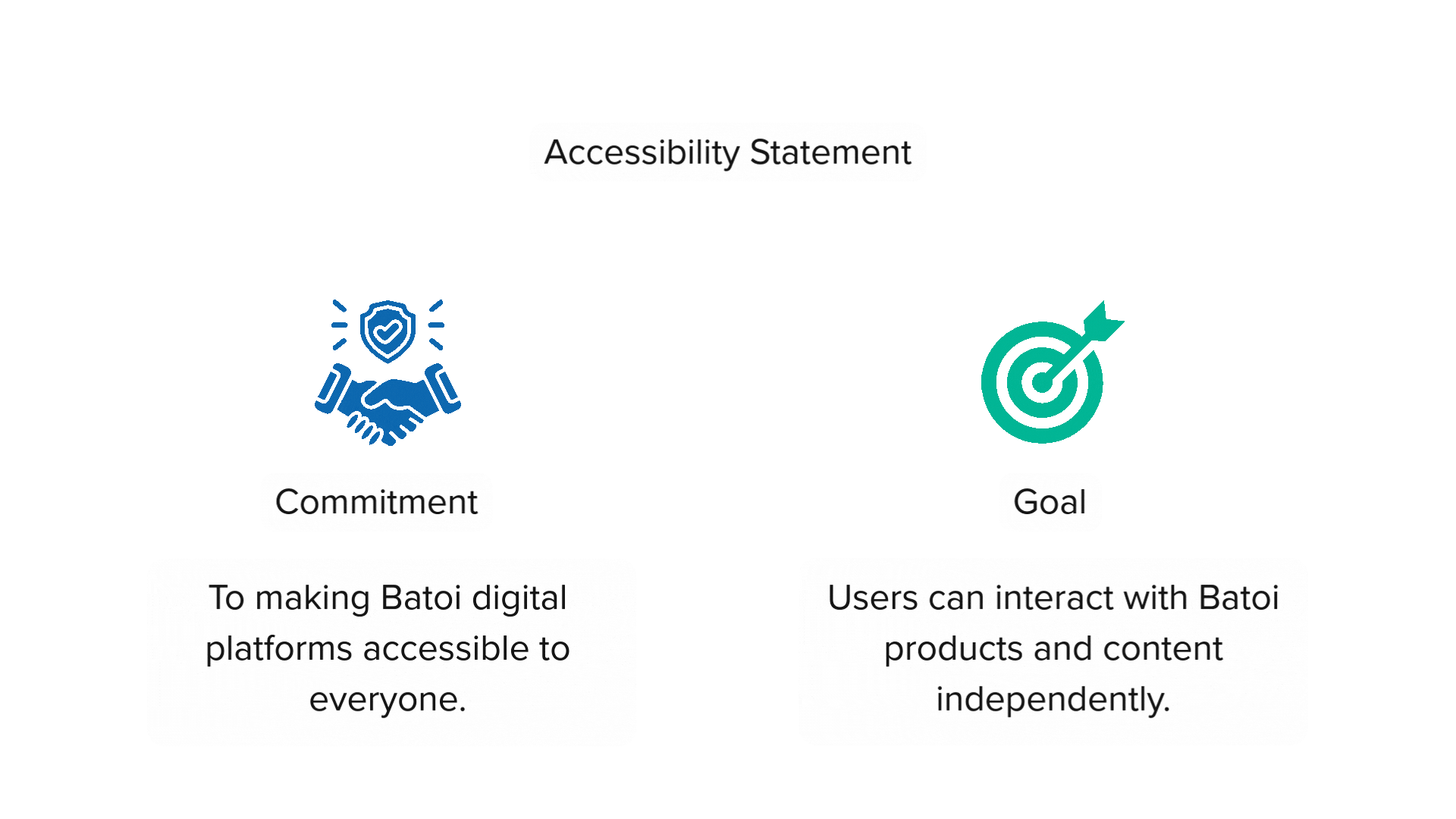 Accessibility Statement Banner