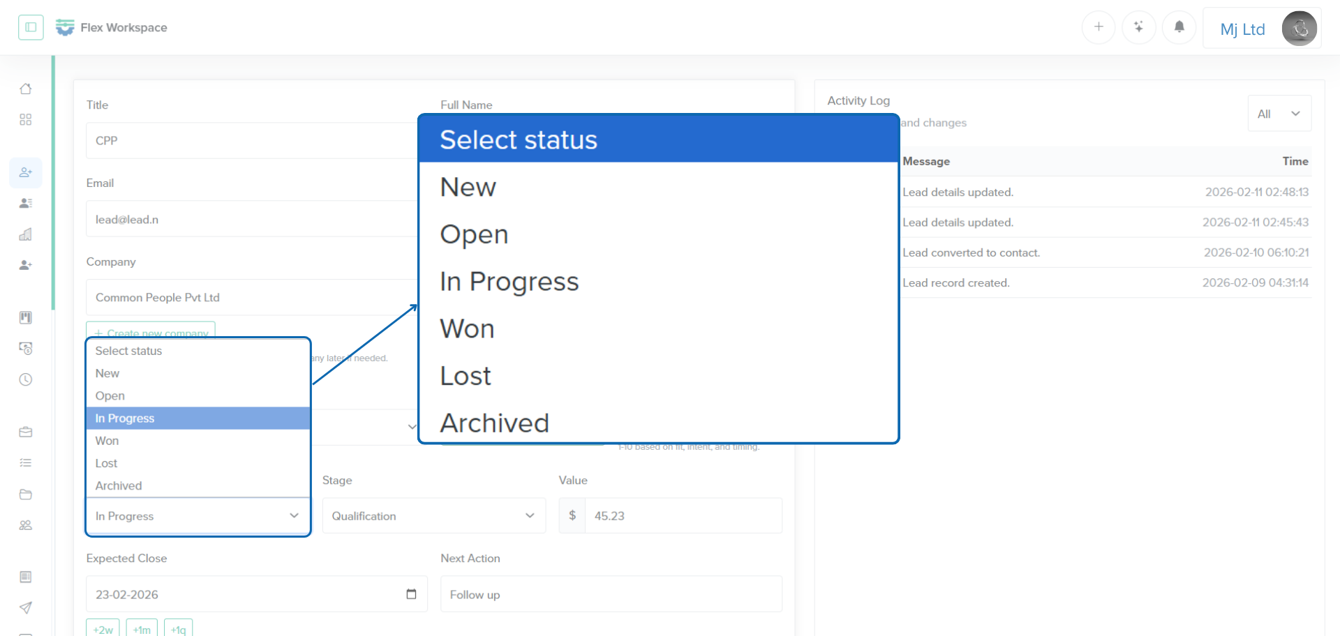 Figure 4: Batoi Flex - Common lead outcomes