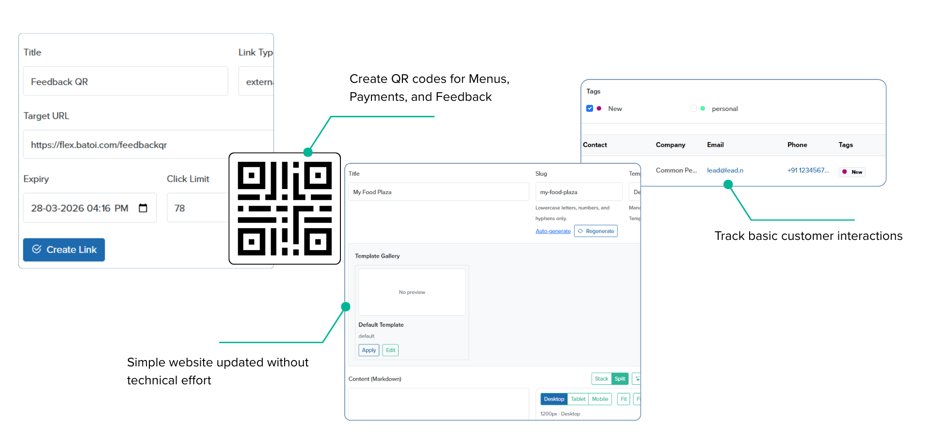 Figure 1: Batoi Flex - Use Cases - Restaurants
