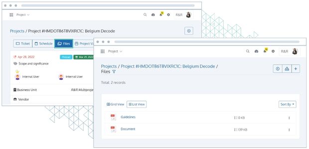 Manage Files for your Project