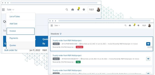 Manage Invoices