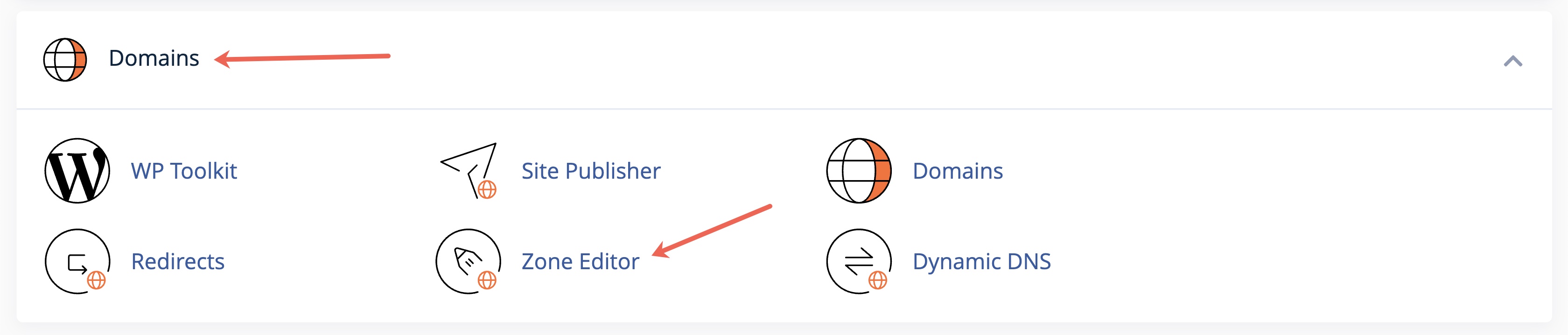 Figure 4: cPanel DNS Zone Editor Section